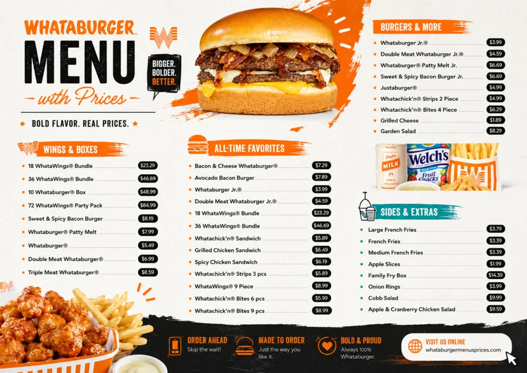 whatburger menu