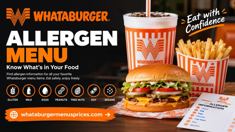 whaqtaburger allergen menu